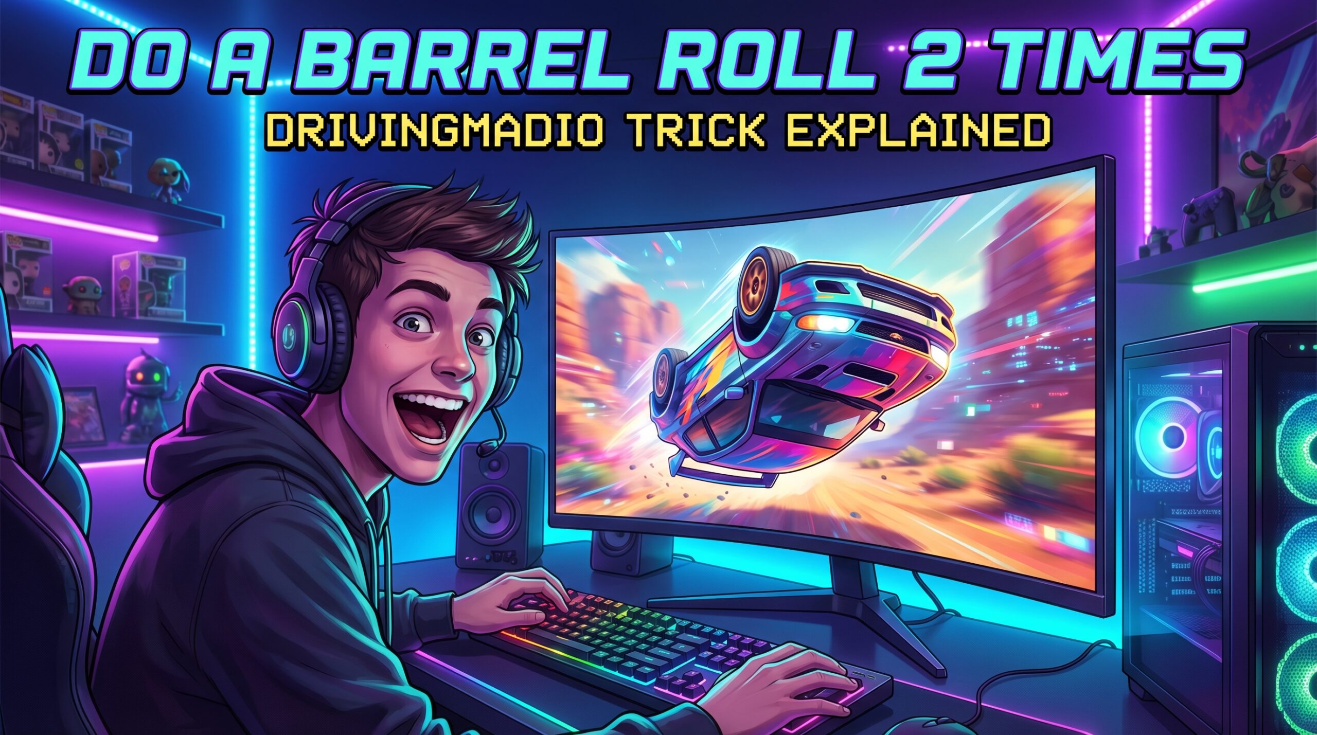 What Is Drivingmadio Do a Barrel Roll 2 Times
